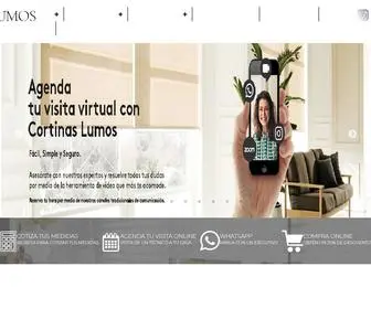 Cortinaslumos.cl(Fabricantes de Cortinas Roller) Screenshot