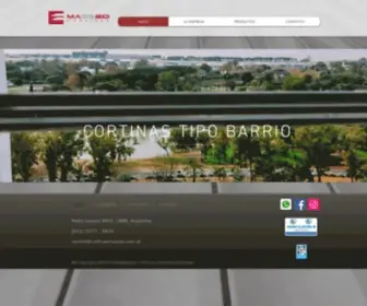Cortinasmazzeo.com.ar(Persianas de aluminio) Screenshot