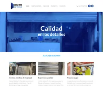 Cortinasmetalicasfl.cl(Cortinas metálicas FL Chile) Screenshot