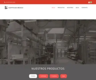 Cortinasmexico.com(Cortinas metálicas) Screenshot