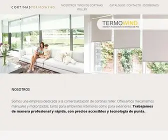 Cortinastermowind.cl(Cortinas Termowind) Screenshot