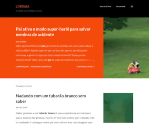 Cortissa.com.br(Os achados de um perdido na internet) Screenshot