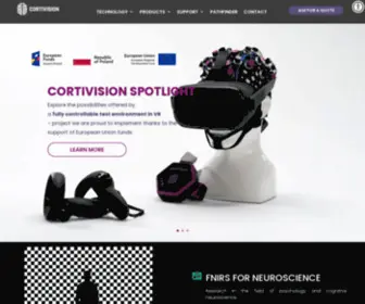 Cortivision.com(Devices to Measure Brain Activity) Screenshot