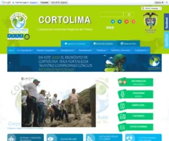 Cortolima.gov.co(Corporación Autónoma Regional del Tolima) Screenshot