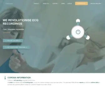 Cortrium.com(Revolutionising ECG) Screenshot