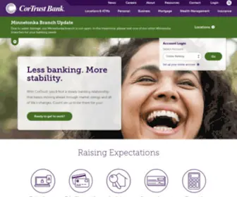 Cortrustbank.com(CorTrust Bank) Screenshot