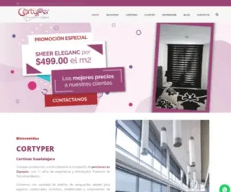 Cortyper.com(Cortinas Guadalajara) Screenshot