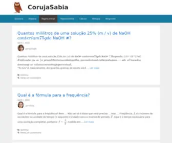 Corujasabia.com(Corujasabia) Screenshot