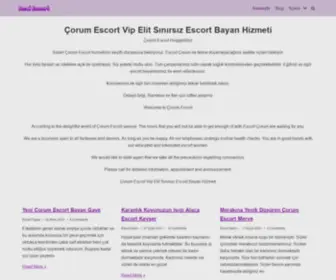 Corumescortu.com(Çorum Escort) Screenshot