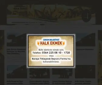 Corumhalkekmek.com(Ana Sayfa) Screenshot