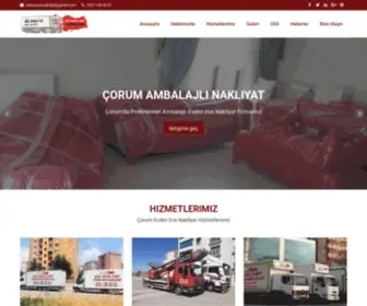 Corumnakliye.com(Çorum Evden Eve Nakliyat) Screenshot