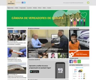 Corupafm.com.br(Corupá FM) Screenshot