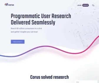 Cor.us(Surveys & powerful analytics) Screenshot