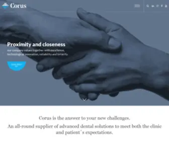 Corusdental.com(Corus Dental) Screenshot