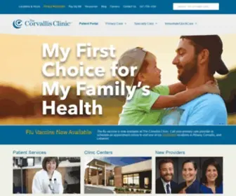 Corvallisclinic.com(The Corvallis Clinic) Screenshot