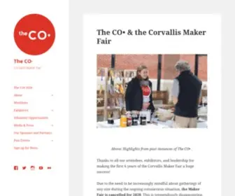 Corvallismakerfair.org(Corvallis Maker Fair) Screenshot