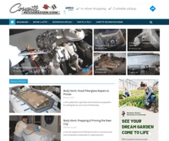 Corvette-Restoration.com(A site devoted to documenting the completion of a frame) Screenshot