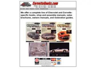 Corvettebooks.com(For all of your Corvette literature needs) Screenshot