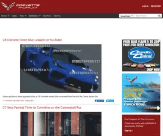 Corvetteforum.com(Chevrolet Corvette News and Rumors) Screenshot