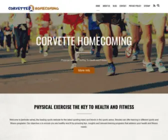 Corvettehomecoming.com(Physical Exercise The Key To Health and Fitness) Screenshot