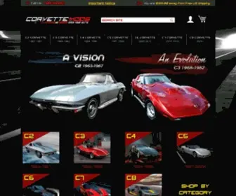 Corvettemods.com(Corvette Parts and Accessories) Screenshot
