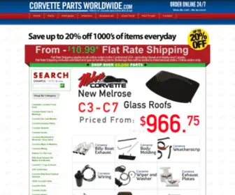 Corvettepartsworldwide.com(Corvette Parts Worldwide) Screenshot