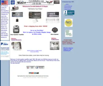 Corvetteradios.com(Corvette Radio Delco Bose Radio Amplifier) Screenshot