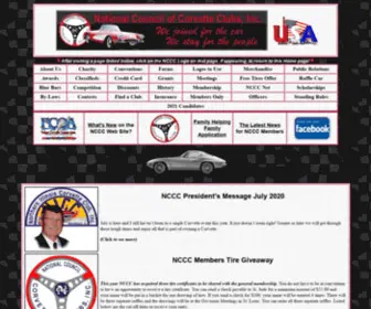 Corvettesnccc.org(The National Council of Corvette Clubs) Screenshot