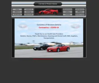 Corvetteswo.com(Corvettes of Western Ontario) Screenshot