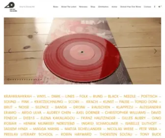 Corvorecords.de(Vinyl & Sound Art) Screenshot