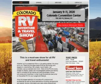 Corvshow.com(Colorado Adventure RV & Travel Show) Screenshot