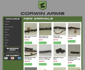 Corwin-ARMS.com(New Arrivals) Screenshot