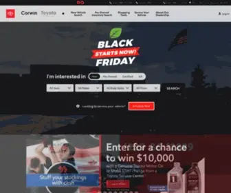 Corwintoyotaofbellevue.com(Bellevue's Corwin Toyota of Bellevue) Screenshot