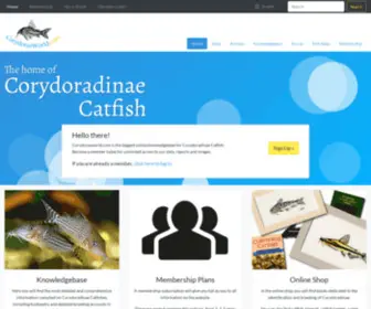 CorydorasWorld.com(Corydoras World) Screenshot