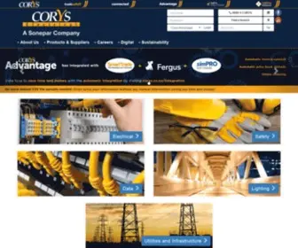 Corys.co.nz(Corys Electrical) Screenshot