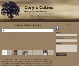 Coryscuties.com(Cory's Cuties) Screenshot