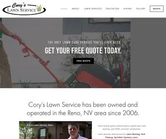 Coryslawnservice.com(Residential Lawn Care Reno & Sparks) Screenshot