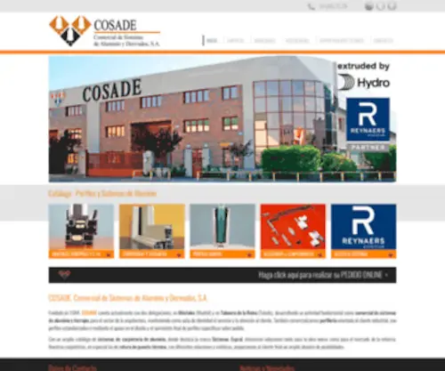 Cosade.es(Sistemas de Aluminio y Derivados en Móstoles) Screenshot