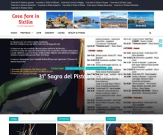 Cosafareinsicilia.it(Cosa fare in Sicilia) Screenshot