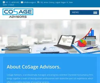 Cosage.in(CoSage Advisors) Screenshot