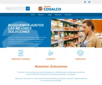 Cosalco.com(Soluciones para empaques) Screenshot