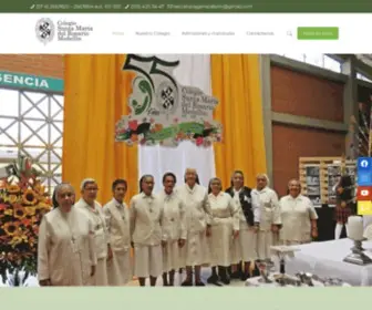 Cosamaro.edu.co(Colegio Santa María del Rosario) Screenshot