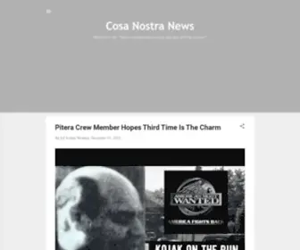 Cosanostranews.com(Cosa Nostra News) Screenshot