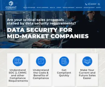 Cosant.com(Virtual Chief Information Security Officer) Screenshot