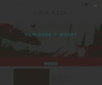 Cosapizza.com(Home) Screenshot