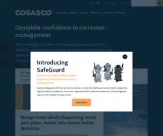 Cosasco.com(Confidence in Corrosion Management) Screenshot