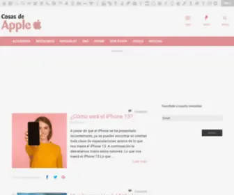 Cosasdeapple.com(Blog sobre el mundo de Apple y sus productos) Screenshot