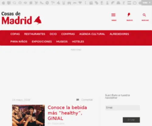 Cosasdemadrid.es(Cosas de Madrid) Screenshot