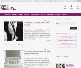 Cosasdemoda.com(Blog de moda sobre tendencias y estilo) Screenshot