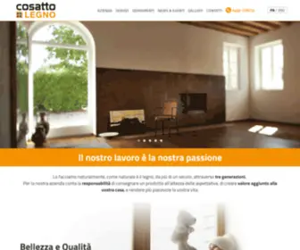 Cosattolegno.com(Serramenti in legno Udine) Screenshot